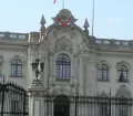 Exterior of the Presidential Palace in Lima, Peru