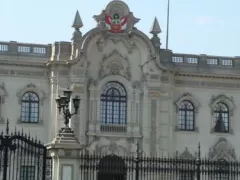 Exterior of the Presidential Palace in Lima, Peru