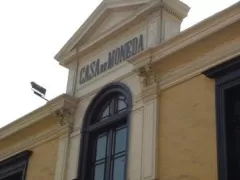 Exterior view of the Casa de la Moneda (The House of Money), Lima