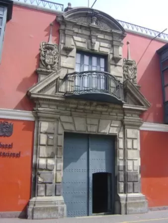 Exterior view of the Casa de Pilatos in Lima Exterior view of the Casa de Pilatos in Lima