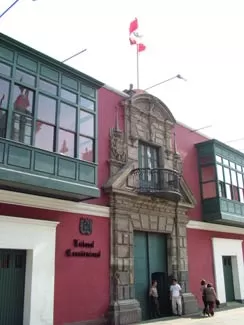 Exterior view of the Casa de Pilatos in Lima Exterior view of the Casa de Pilatos in Lima