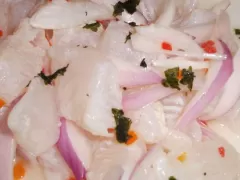 Peruvian Ceviche (Cebiche) - Preparation