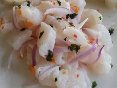 Peruvian Ceviche (Cebiche) - Preparation