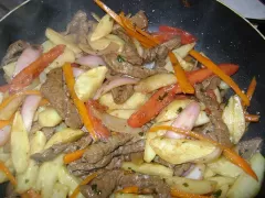 Lomo Saltado - Preparation