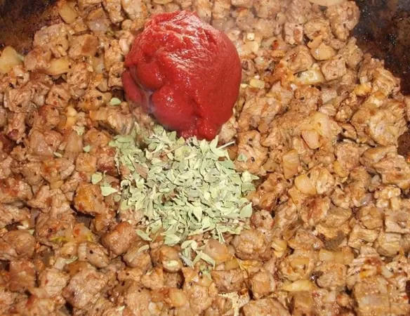 Sopa a la Minuta - Preparation Sopa a la Minuta - Preparation