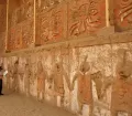 Beautiful wall decorations, Chan Chan, Peru