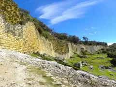 Built about 1500 years ago up in the Amazonian Andes Kuelap is surrounded by up to 20 m high walls