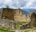 The round structures at the ancient city of Kuelap in Peru were mostly residences