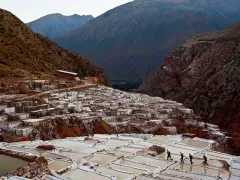 A beautiful scenery surrounds the Salt Ponds of Maras in Peru; photo: Dado Galdieri / Bloomberg