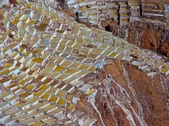 The terraced salt evaporation pools were created over 2000 years ago by the Chanapata culture; photo: Dado Galgieri / Bloomberg