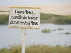 The Moron Lagoon was named after José Morón, a Robin Hood like character; photo: infoturperu