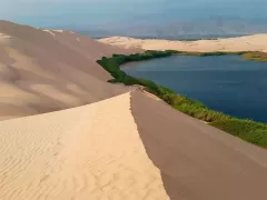 The beauty, peace and quiet of the Moron Lagoon, near Pisco