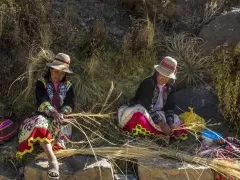 Traditional rebuilding of the Q’eswachaka Bridge