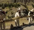 Traditional rebuilding of the Q’eswachaka Bridge