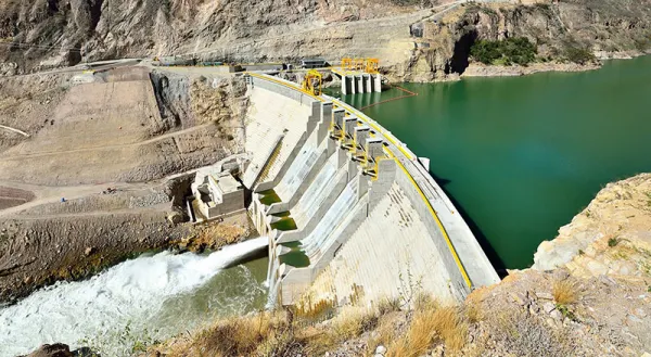 Hydroelectric power plant Cerro del Aguila at the Mantaro River in Huancavelica