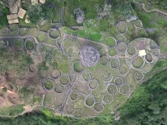 aerial view of Kuelap