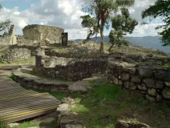 The ancient city of Kuelap is a prime example of the architectural style of the Chachapoyas culture.