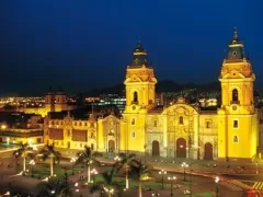 Cathedral of Lima by night
