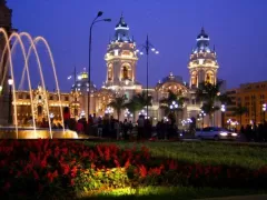 Cathedral of Lima by night