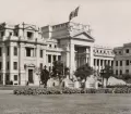 Old Photograph of the Justice Palace in Lima, Peru