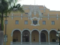 Exterior of the Municipal Palace in Lima, Peru