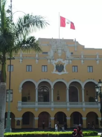 Exterior of the Municipal Palace in Lima, Peru Exterior of the Municipal Palace in Lima, Peru