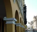 Fascinating architectual feautures of the Municipal Palace in Lima, Peru