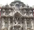 Exterior of the San Agustin Church in Lima