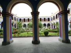 Patio of San Agustin Church in Lima