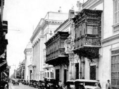 Old photograph of the Torre Tagle Palace