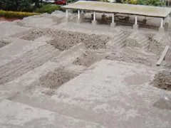 Excavation at the Adobe Pyramid Huallamarca