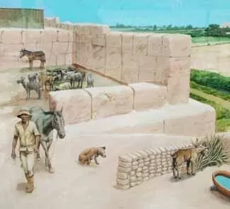 Reconstruction of the ancient city of Maranga Reconstruction of the ancient city of Maranga