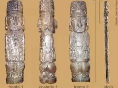 Pachacamac statues