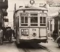 Electricity Museum in Lima - old electric train