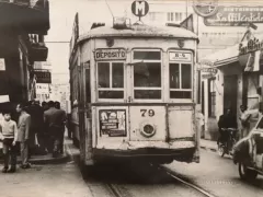 Electricity Museum in Lima - old electric train