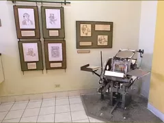 Graphic Museum El Peruano Lima - typesetting machine