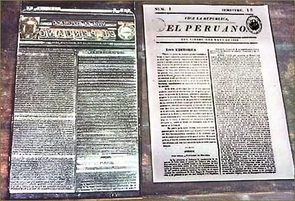 Graphic Museum El Peruano - printing plate Graphic Museum El Peruano - printing plate