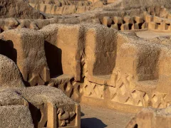 Chan Chan ruins near Trujillo in northern Peru.