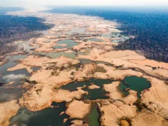 Illegal mining in Peru