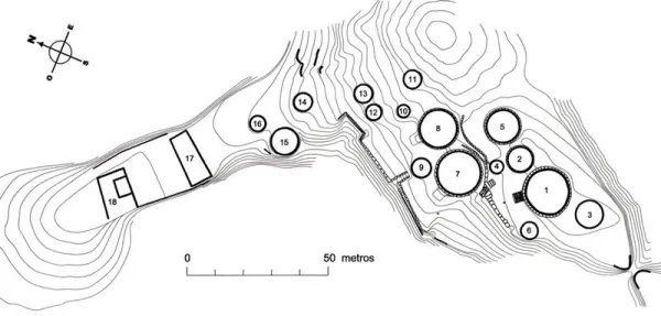 Map of Gran Pajaten in northern Peru Map of Gran Pajaten in northern Peru