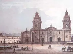 Cathedral of Lima in the 19th century