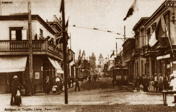 Jiron Trujillo in Lima 1909