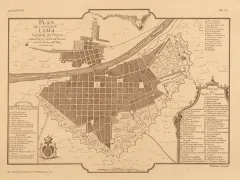 Map of Lima 1713