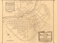 Map of Lima 1821