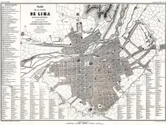 Map of Lima 1859