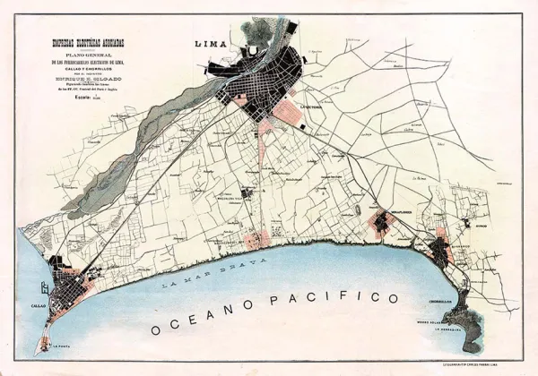 Map of Lima 1908