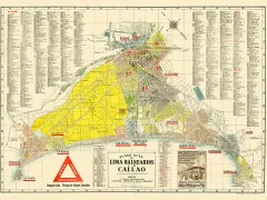 Map of Lima 1945