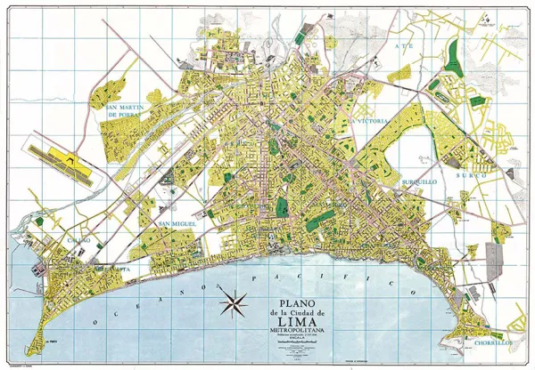 Map of Lima 1965
