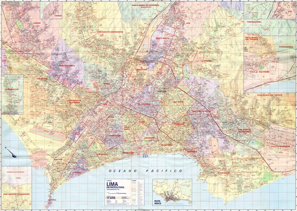 Map of Lima 1998