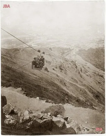 Funicular from Lima up to Cerro San Cristobal in 1912